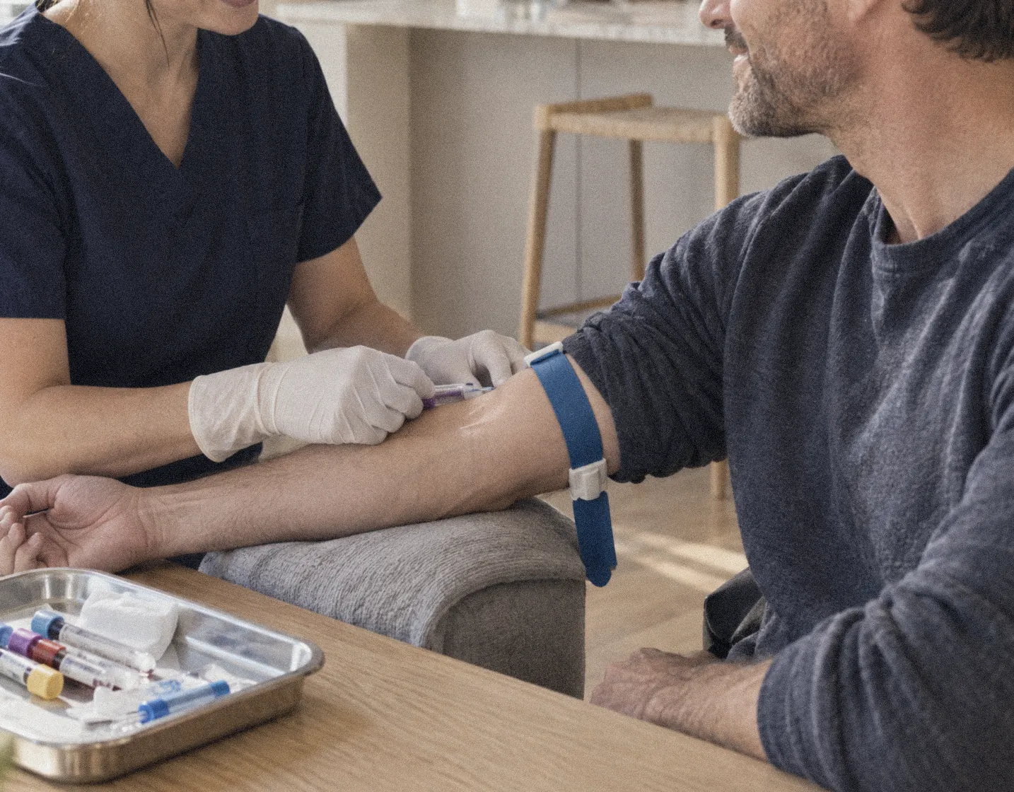A Baseline+ practitioner reviewing results